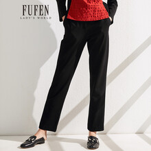 FUFEN  直筒褲 女 長褲 休閑褲