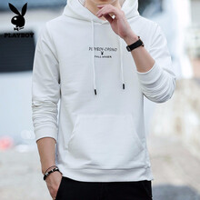 playboy 長(zhǎng)袖 男士T恤 白色-301 XL，L，XXXL，M，XXL