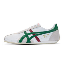 Onitsuka Tiger跑步鞋 白色/深橄欖綠 41.5