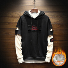 千哲琪（QIANZHEQI） 長袖 男士T恤 黑色加絨 XL，L，XXL，XXXL，M