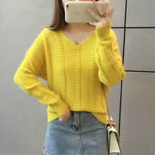 胖妞穿衣，修身套頭針織衫來(lái)救場(chǎng)