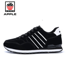 美國蘋果（APPLE）跑步鞋黑色皮面 