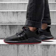 阿迪達(dá)斯（Adidas）跑步鞋黑紅CQ2394 