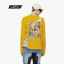 viishow 長(cháng)袖 男士T恤 黃色 