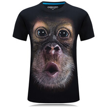 其他品牌 短袖 男士T恤 大猩猩 S，XL，4XL，5XL，L，M
