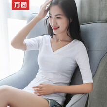 v領漏背t恤