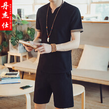 丹杰仕（DAN JIE SHI） 短袖 男士T恤 黑色 XL，L，加大，M，XXXL，XXL