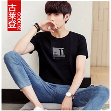古萊登（GODLIKE） 短袖 男士T恤 KC黑 XL，L，M，XXL，XXXL