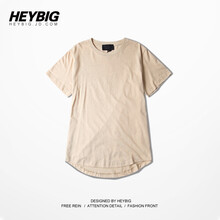 HEYBIG 短袖 男士T恤 卡其色 S