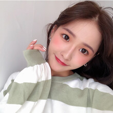 炫然（XUANRAN）而定，耳釘925銀