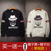 古萊登（GODLIKE） 長(zhǎng)袖 男士T恤 帽子黑+帽子白(常規(guī)) S，XL，L，M，XXL