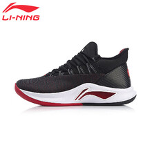 李寧（LI-NING）籃球鞋標準黑/朱砂紅-6 