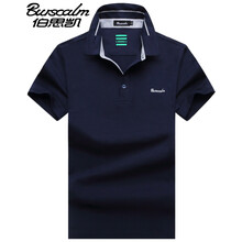 伯思凱（Burscalm） 短袖 男士T恤 深藍色 S，XL，L，XXL，XXXL，M