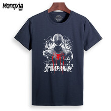 萌俠（mengxia） 短袖 男士T恤 藏青色蜘蛛俠 