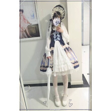 藍色公主襯衫裙