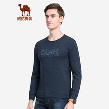 駱駝（CAMEL） 長袖 男士T恤 深藍 XL，L，M，XXL，XXXL