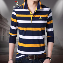 啄木鳥(niǎo)（TUCANO） 長(cháng)袖 男士T恤 ZMN8105-金黃 