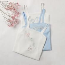民族風(fēng)刺繡吊帶