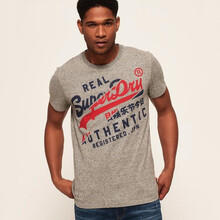 Superdry 短袖 男士T恤 鳳凰灰粗砂 