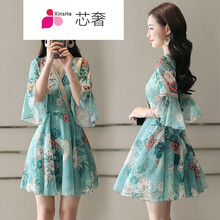 荷葉袖連衣裙，微胖女神的福音