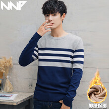 NNP 長(zhǎng)袖 男士T恤 寶藍(lán) 加絨 S，XL，L，加大，XXL，XXXL，M