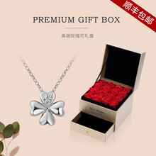 925彩金純銀項(xiàng)鏈女