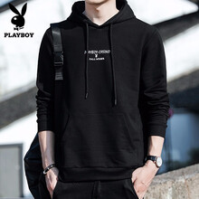 playboy 長袖 男士T恤 黑色-301 XL，L，XXXL，XXL，M