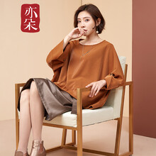 亦朵 紐扣 短袖 T恤 女 圓領(lǐng)