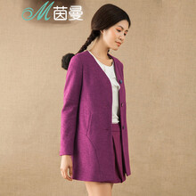 缀爱依<em>秋装</em>新款女士呢子衣呢大衣<em>短装外套</em>春秋