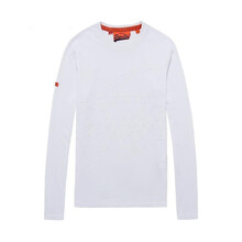 Superdry 長(zhǎng)袖 男士T恤 光學(xué)白 