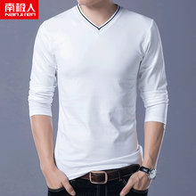 南極人（Nanjiren） 長(cháng)袖 男士T恤 8812白色 