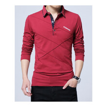 古萊登（GODLIKE） 長(cháng)袖 男士T恤 1182紅色 