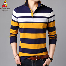 稻草人（mexican） 長(zhǎng)袖 男士T恤 黃色DQLM5802 XL，L，M，XXXL，XXL