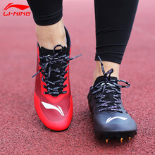 李寧（LI-NING）跑步鞋004-1黑/紅鴛鴦 