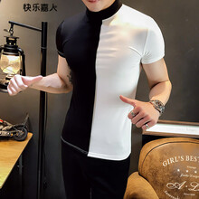 快樂嘉人 短袖 男士T恤 A56白色 S，XL，L，XXL，M