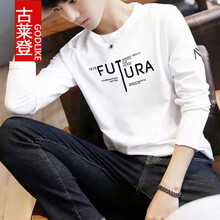 古萊登（GODLIKE） 長袖 男士T恤 1975長袖白色9 XL，L，XXXL，M，XXL