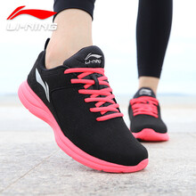 李寧（LI-NING）跑步鞋新基礎(chǔ)黑/蕉紅色 40