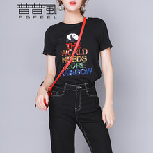 普普風(fēng)（FGFEEL） 印花 短袖 T恤 女 圓領(lǐng)