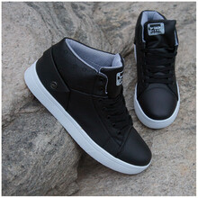 新款秋季休闲鞋韩版潮鞋高帮英伦男鞋学生男板