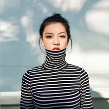 北極使者 印花 短袖 T恤 女 高領(lǐng)