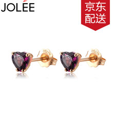 羽蘭（JOLEE）耳釘K金，石榴石