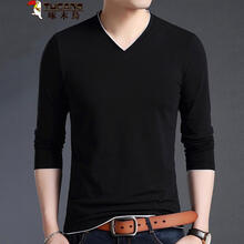 啄木鳥(niǎo)（TUCANO） 長(cháng)袖 男士T恤 8808黑色 