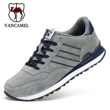 西域駱駝（VANCAMEL）男士淺灰（皮面） 42