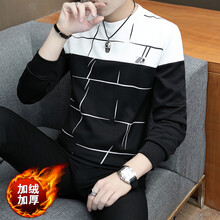 佑爵 長(cháng)袖 男士T恤 黑色 XL，L，M，XXXL，XXL