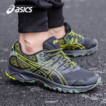 asics跑步鞋黑色/亮綠色 44，39.5，39，40.5，41.5，42.5，42，43.5