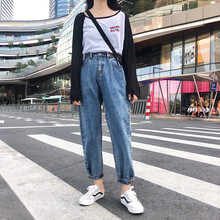 倫奧妮（Lunaoni） 高腰  女 九分褲 牛仔褲