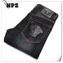 NPZ 修身褲 日韓風(fēng)格 男士牛仔褲