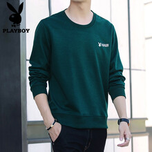 花花公子（PLAYBOY） 長(cháng)袖 男士T恤 深灰色 XL，L，M，XXXL，XXL