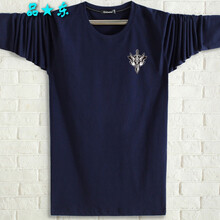 其它品牌（Q） 長(zhǎng)袖 男士T恤 藏青色 XL，L，XXXL，M，XXL