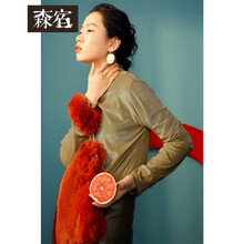 森宿  短袖 T恤 女 堆堆領(lǐng)